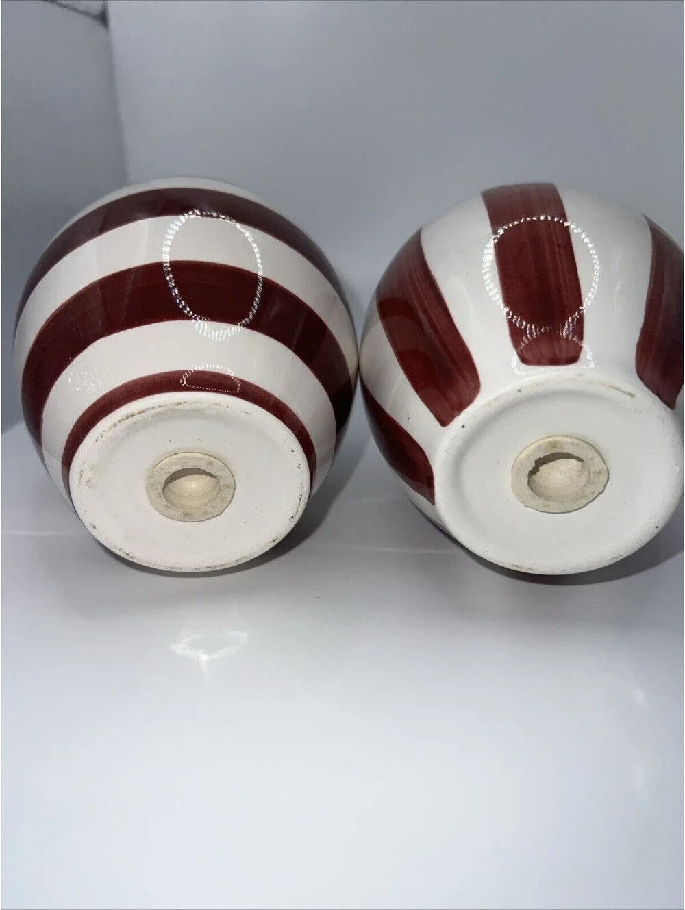 Large Patriotic Salt And Pepper Shakers And Napkin Holder
